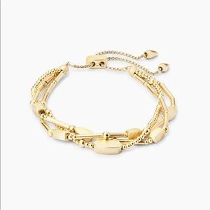Kendra Scott Chantal Beaded Bracelet in Gold